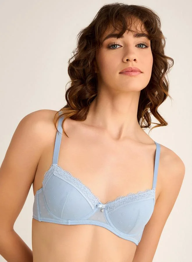 Splash FAV Demi Bra with Mesh and Lace